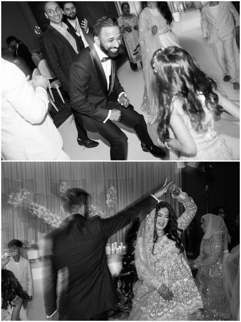 The sweetest dance floor moments at S&F's reception at the Mississauga Convention Centre.