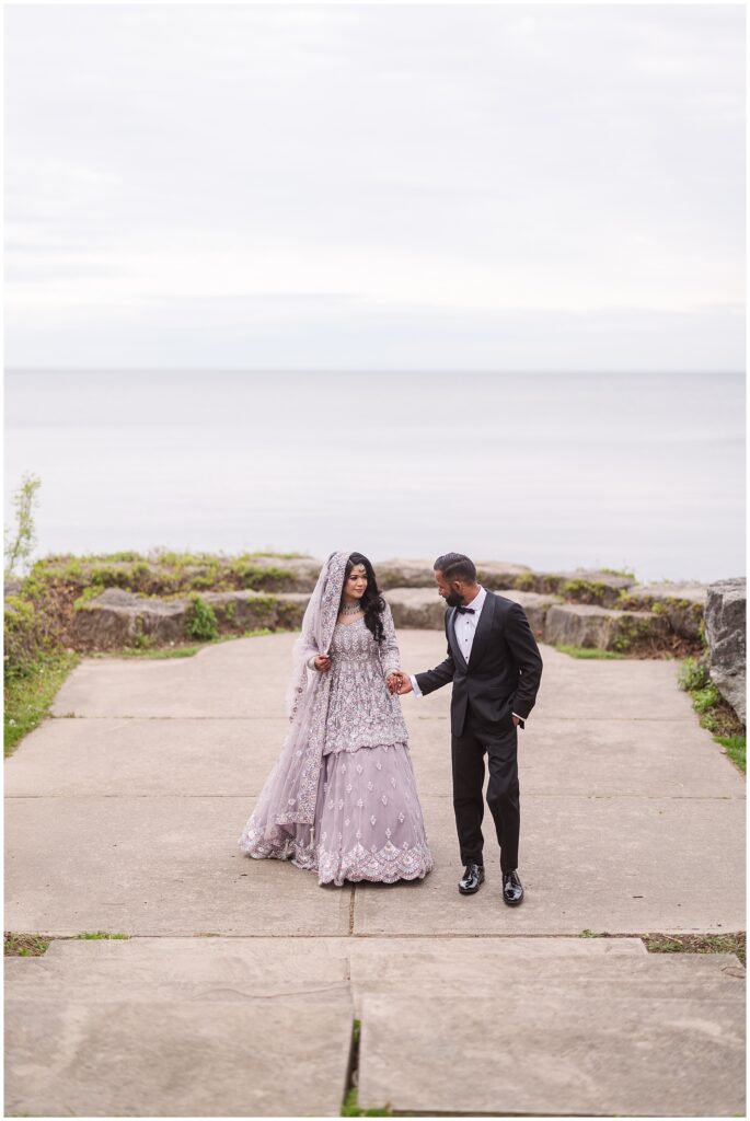 S&F's couple portraits taken at Adamson Estates in Mississauga before their valima reception.
