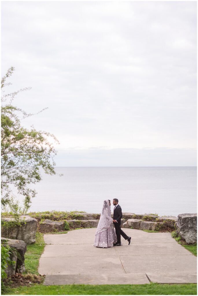 S&F's couple portraits taken at Adamson Estates in Mississauga before their valima reception.