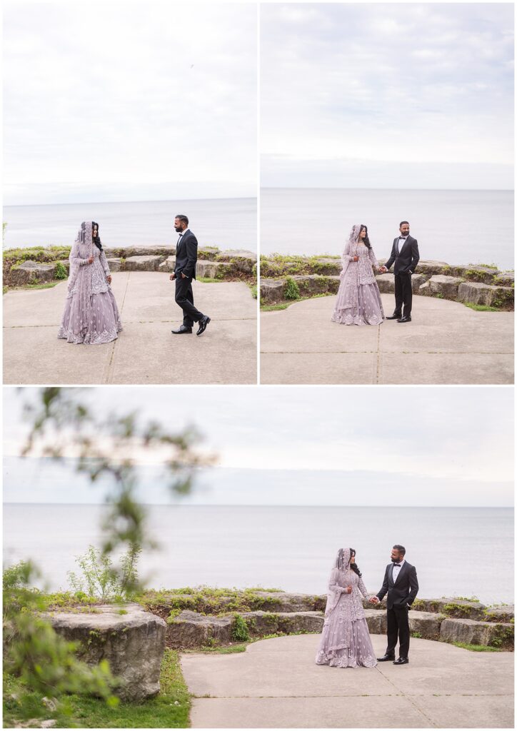 S&F's couple portraits taken at Adamson Estates in Mississauga before their valima reception.
