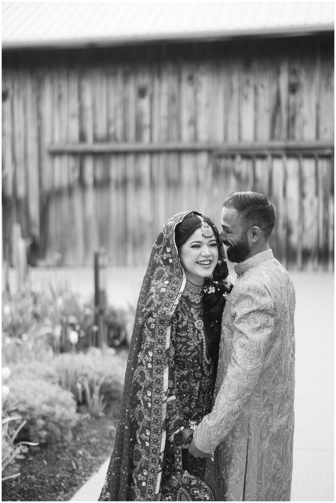 Pre-shendi Pakistani couple portraits taken at The Riverwood Conservancy in Mississauga