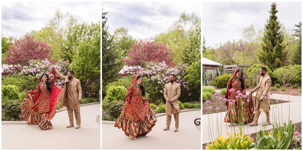 S&F's pre-shendi couple portraits taken at The Riverwood Conservancy in Mississauga