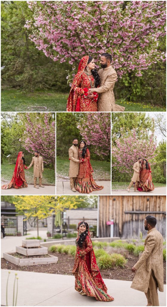 S&F's pre-shendi couple portraits taken at The Riverwood Conservancy in Mississauga