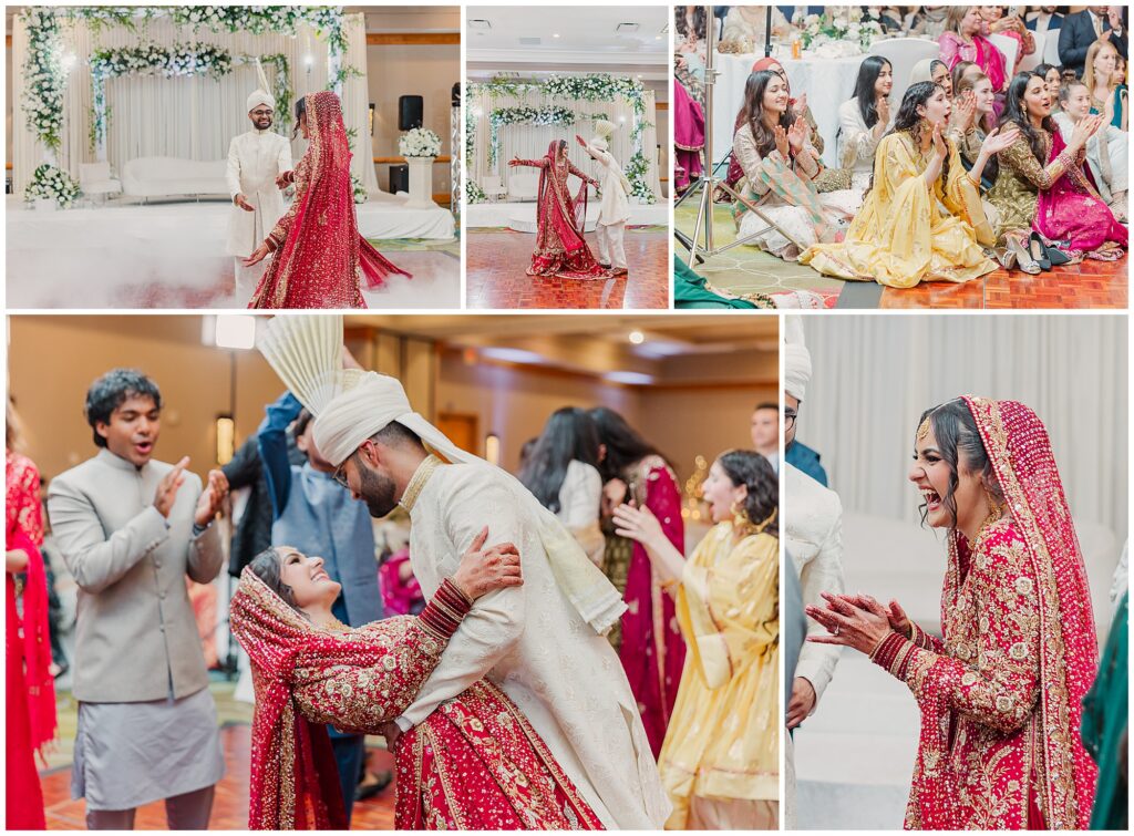Pakistani wedding couples first dance