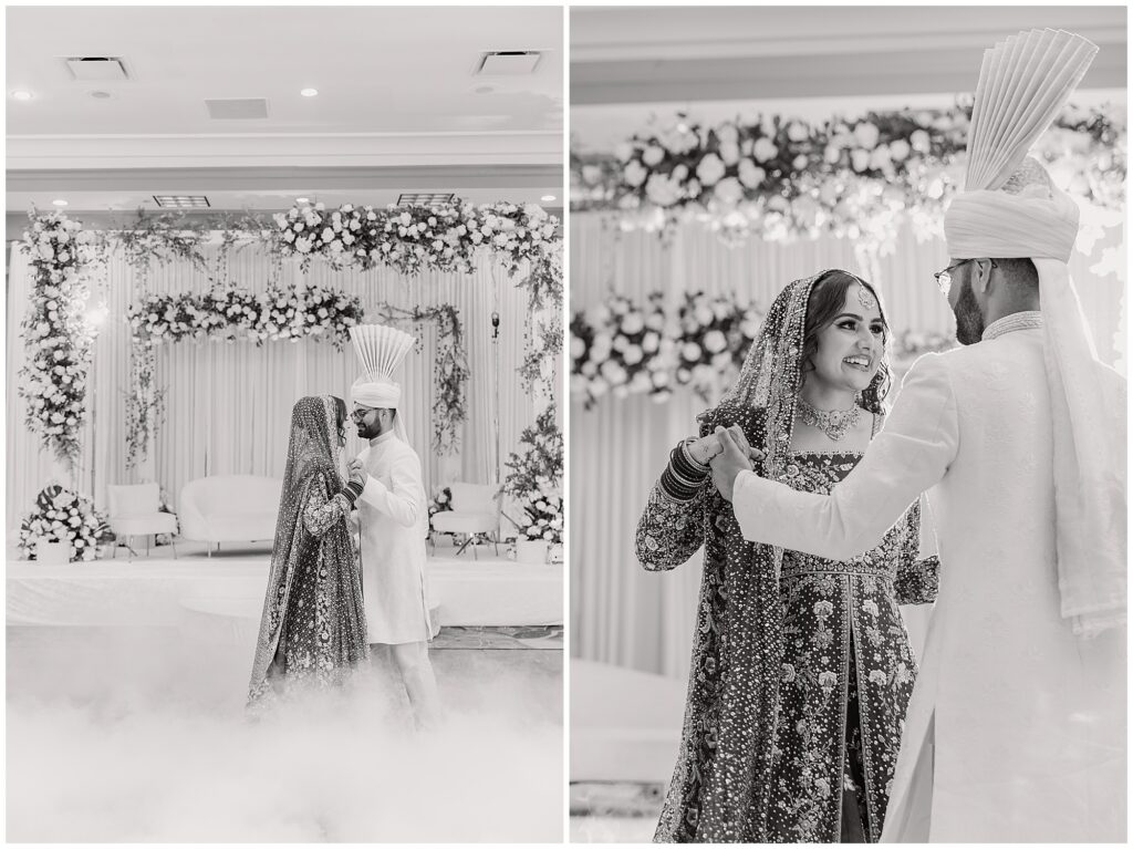 Pakistani wedding couples first dance