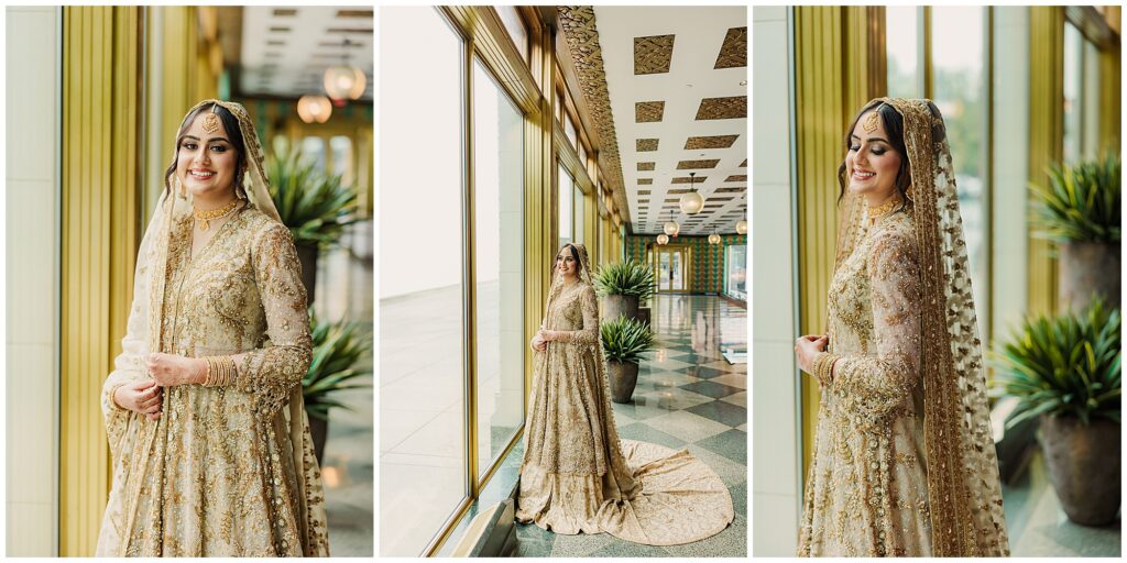 Pakistani bridal pre-wedding portraits reception indiana