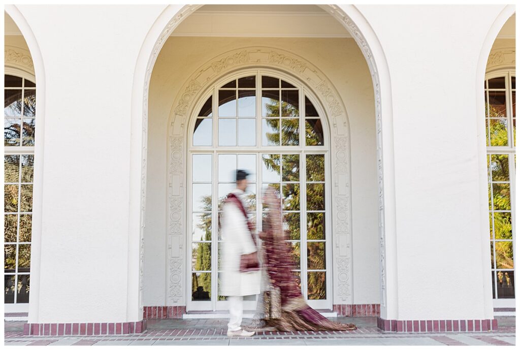 Pakistani wedding photographer couple portraits taken at the Montalvo Arts Center California