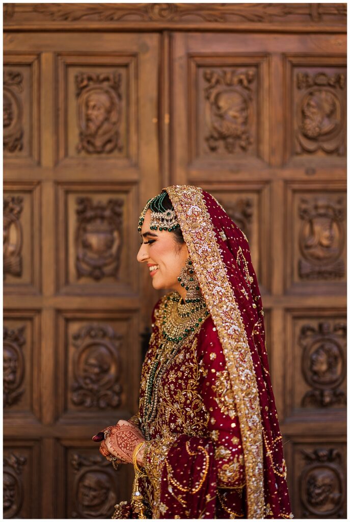 Pakistani wedding photographer couple portraits taken at the Montalvo Arts Center California