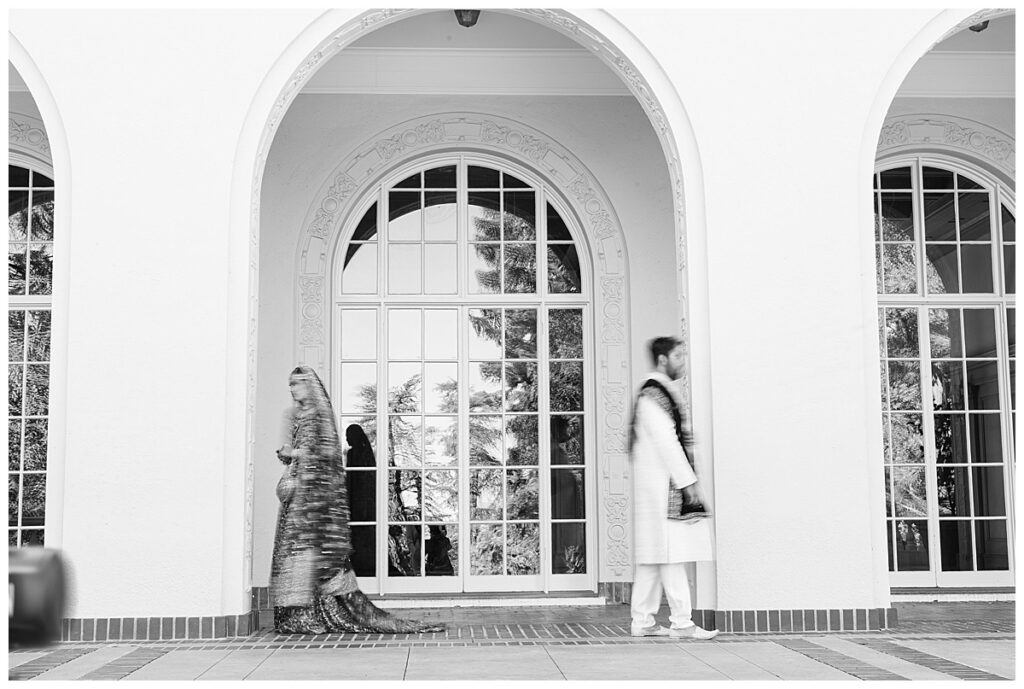 Pakistani wedding photographer bay area couple portraits taken at the Montalvo Arts Center California