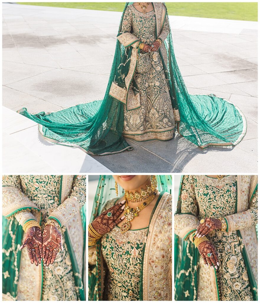 Pakistani bridal portraits at AKG Museum in Buffalo NY