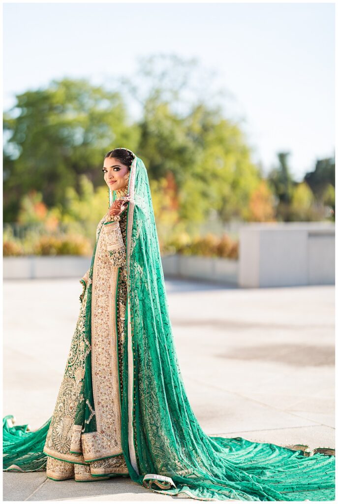 Pakistani bridal portraits at AKG Museum in Buffalo NY