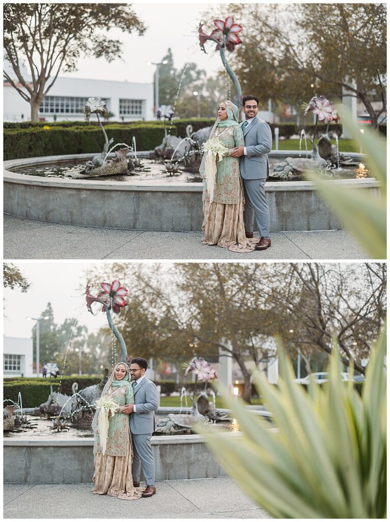 A Pakistani couples photoshoot before their wedding reception